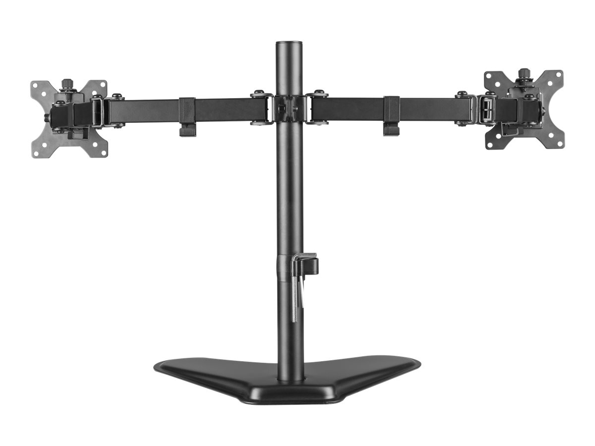 TECHLY Double Joint Monitor Arm for 2 Monitors 13-32inch with base