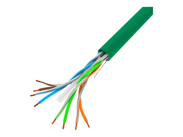 Kabel LAN UTP 1GB/S 305M drut CCA zielony