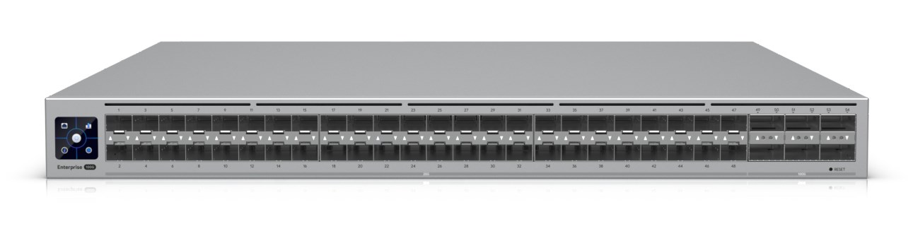Switch Ubiquiti Enterprise Campus Aggregation Managed 48p 25G 6p 100G (ECS-Aggregation)