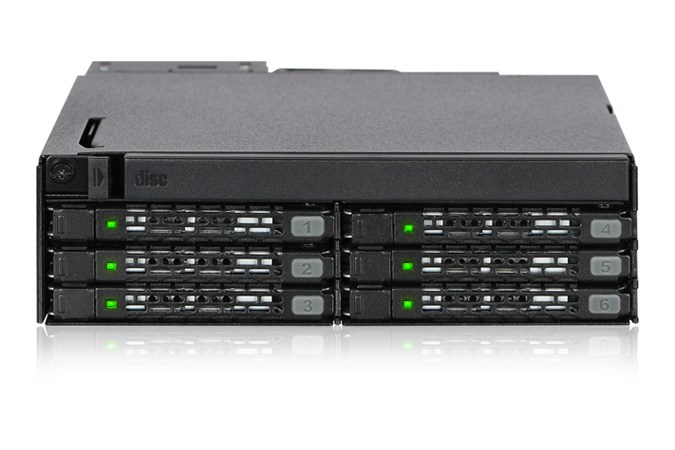 Płyta montażowa IcyDock 6x6,3cm SATAI-III w 1x5,25" HDD/SSD sw sprzedaży detalicznej