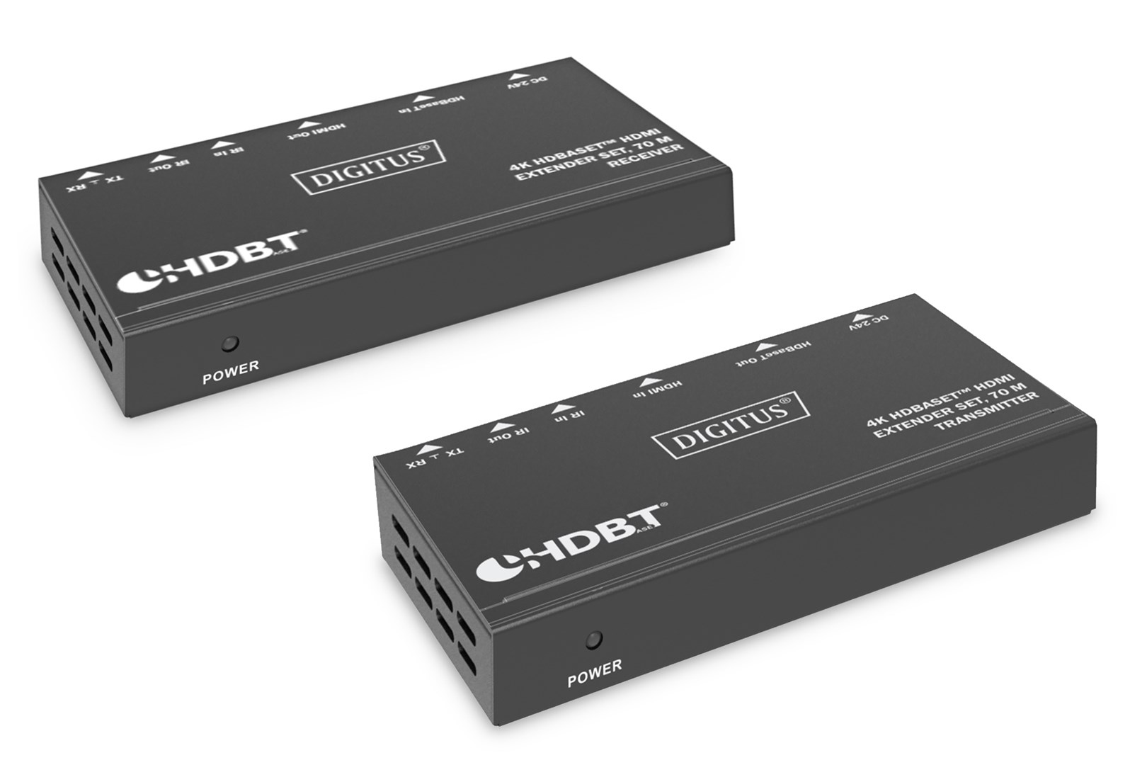 Przedłużacz/Extender HDMI 4K30Hz 70m po skrętce HDBaseT HDCP2.2 IR RS232 PoC(Power over Cable)zestaw