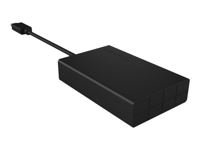ICY BOX IB-CR401-C3 czytnik kart USB 3.2 Gen 1 (3.1 Gen 1) Type-C Czarny