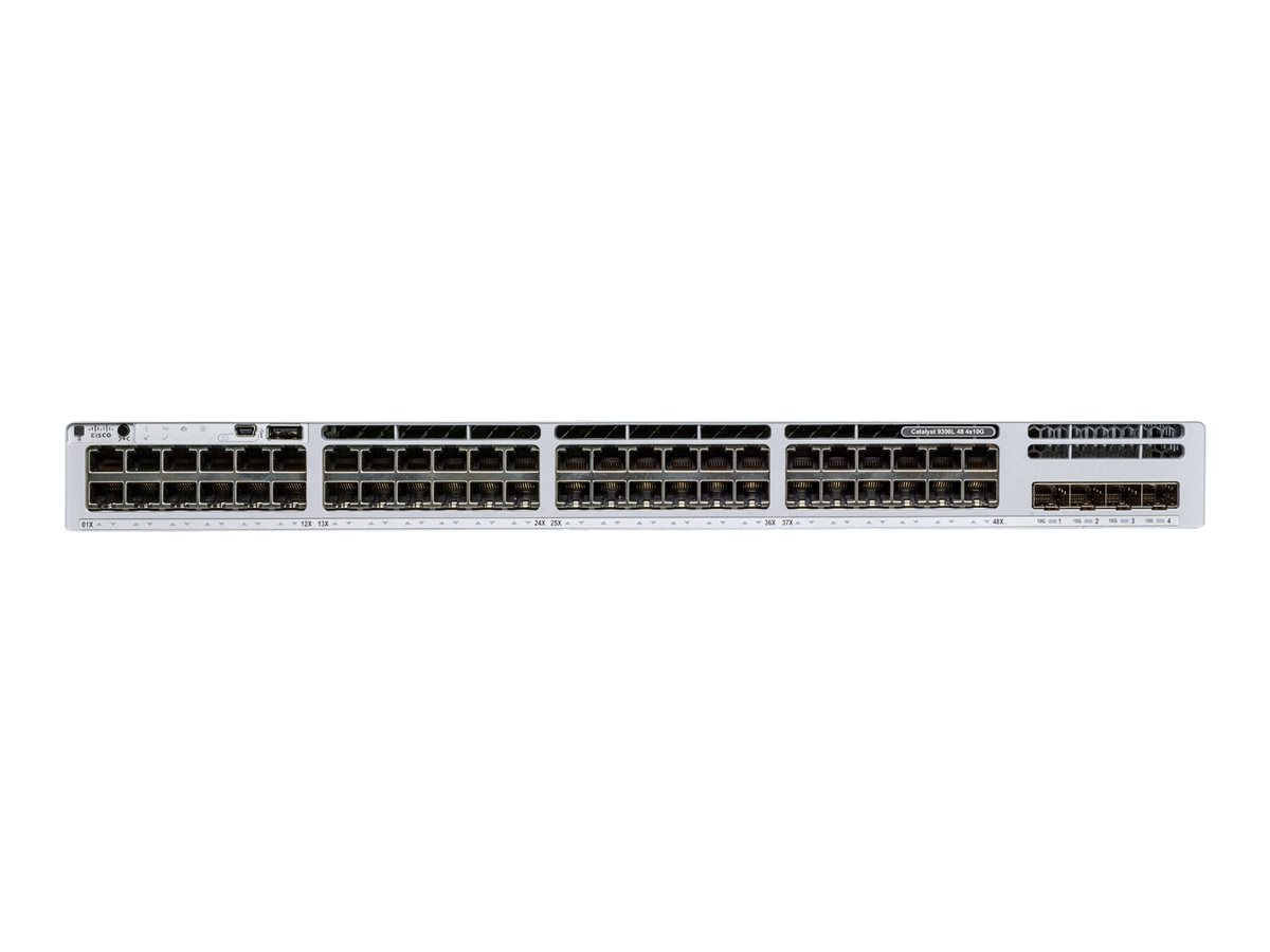 CISCO Catalyst 9300L 48-port PoE 4 x 10G uplink Sprzedawany wyłącznie z licencjami DNA