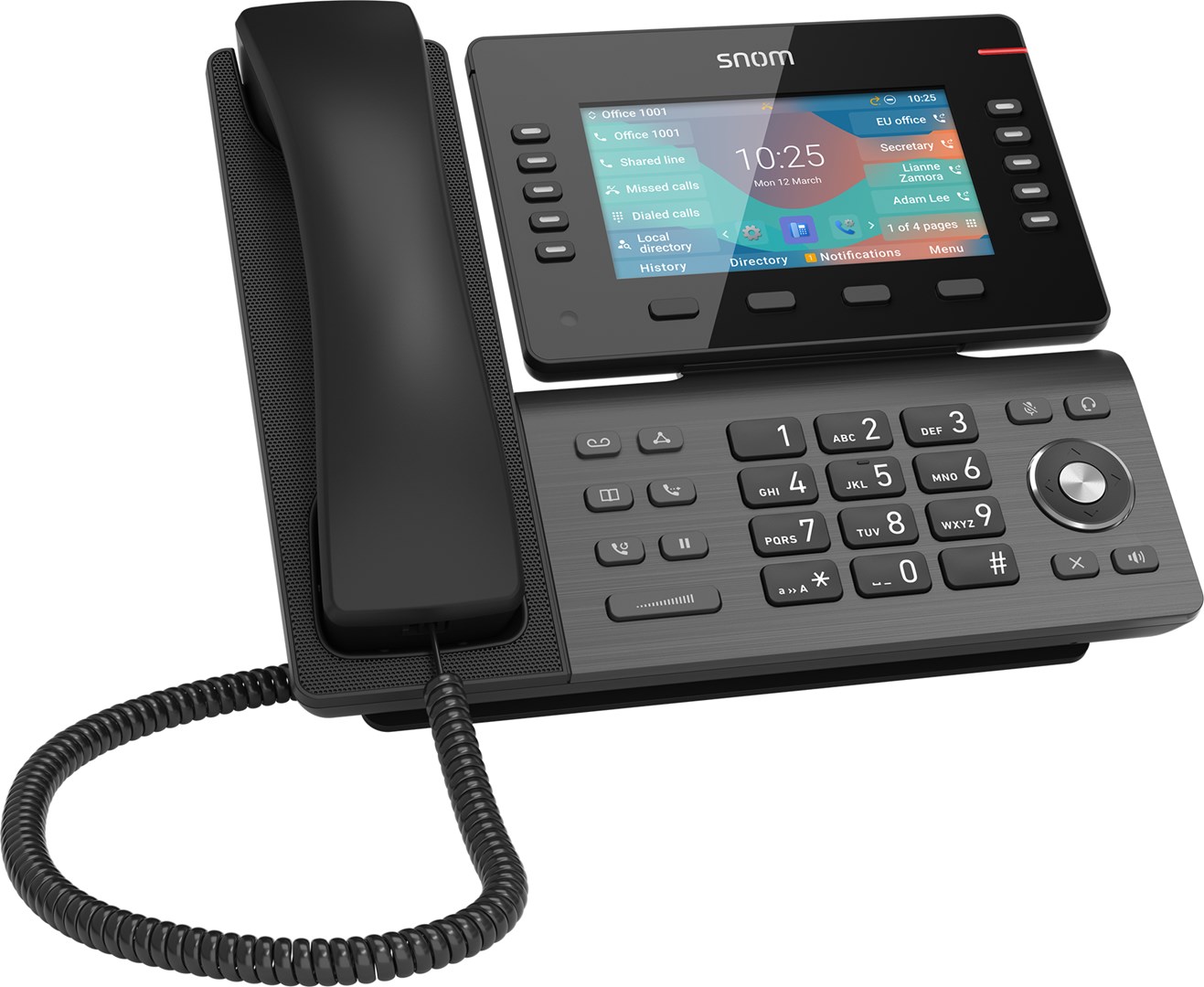 Telefon IP Snom D865 - Szary - Linux - 50000 wejść - TFT - 12,7 cm (5")