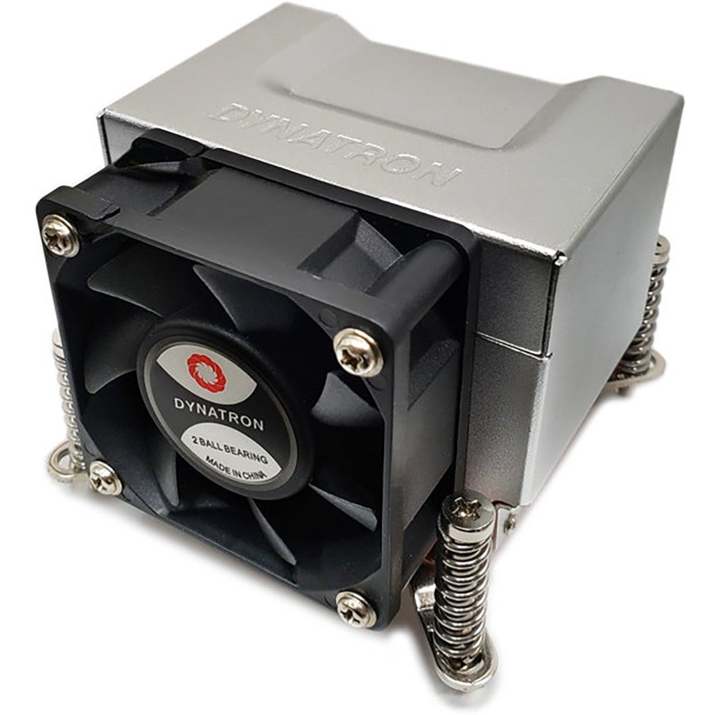 Inter-Tech Q-5 Procesor Radiator 6 cm Czarny, Srebrny 1 szt.