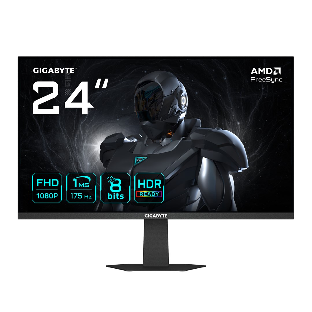 GIGABYTE GS24F14A, 23,8 Zoll Full-HD Gaming-Monitor, 175Hz, IPS-Panel, Adaptive-Sync