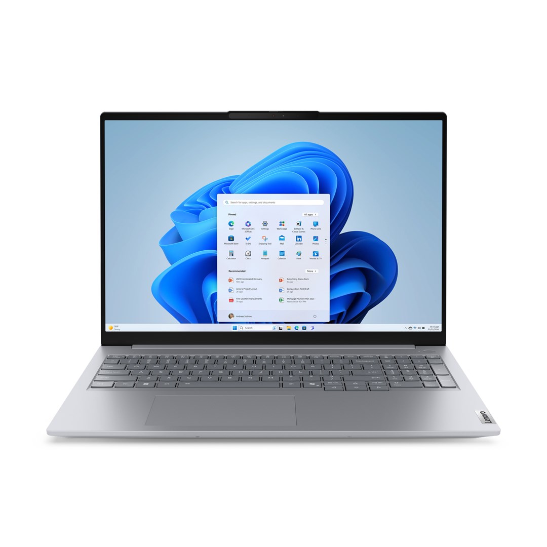 Lenovo ThinkBook 16 G8 Ultra 7 255H 16.0" WUXGA IPS 300nits 60Hz 16GB DDR5 5600 SSD512 Intel Arc 140T 45Wh W11Pro Arctic Grey 3Y OnSite