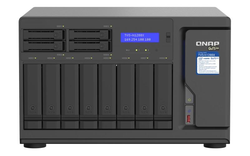 QNAP TVS-h1288X NAS Tower Przewodowa sieć LAN Czarny W-1250