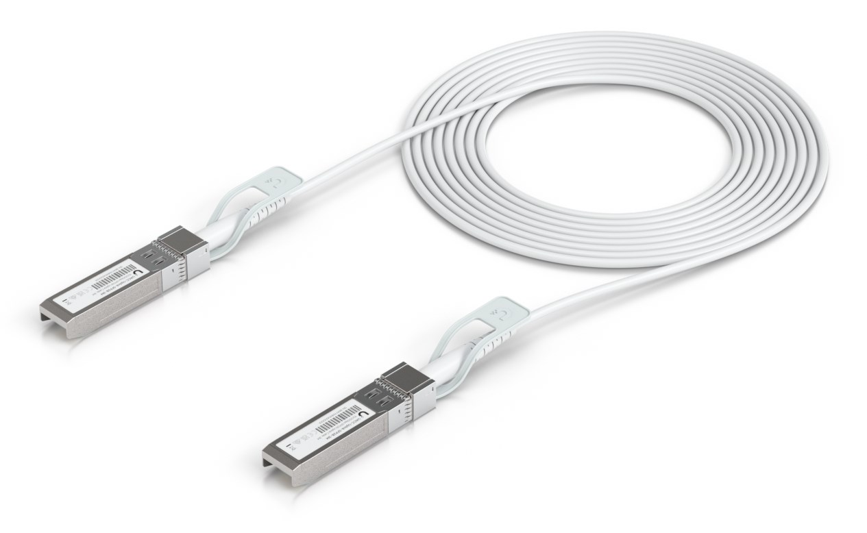 Ubiquiti UACC-Uplink-SFP28-3M kabel InfiniBand / światłowodowy DAC Biały