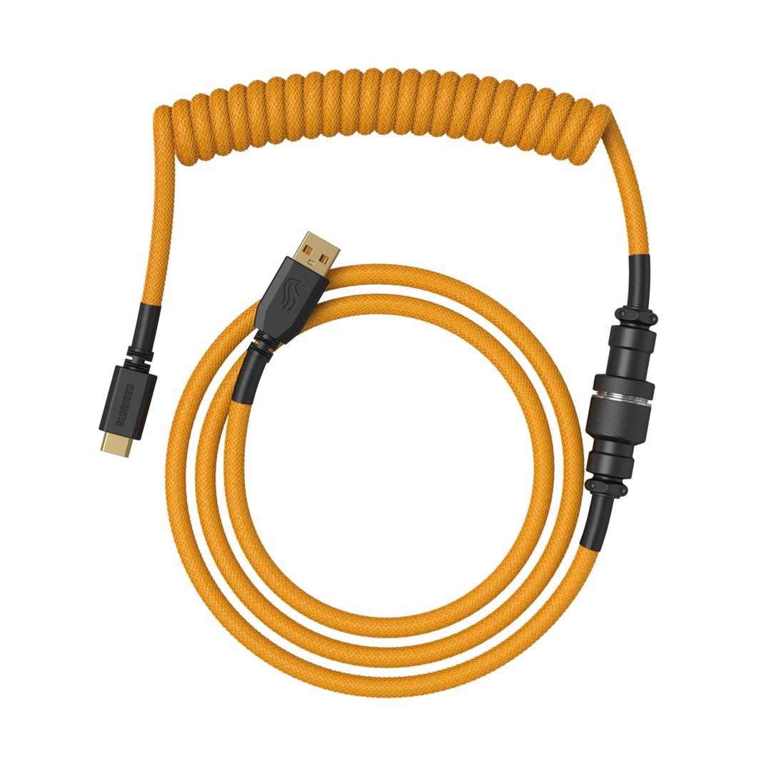 Glorious Gaming GLO-KB-ACC-CBL-COIL-GGLD kabel klawiatury/myszy Złoto 1,4 m