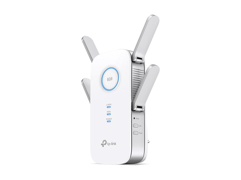 TP-LINK RE650 Nadajnik sieciowy Biały 10, 100, 1000 Mbit/s
