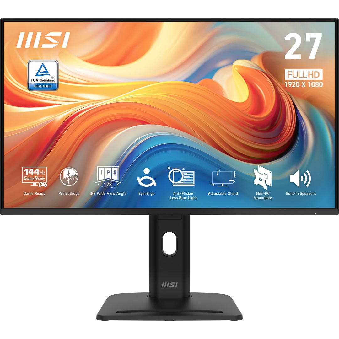 MSI Pro MP275PGDE E14 monitor komputerowy 68,6 cm (27") 1920 x 1080 px Full HD LCD Czarny