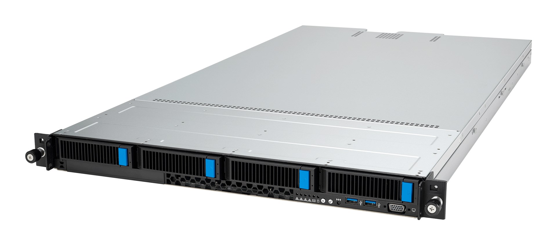 Platforma Asus Rack (1U) RS501A-E12-RS4 AMD Epyc 9005/9004 (4x NVMe/SATA HS, 2xM.2, 2x1Gbe, IPMI, 1+1 1600W )