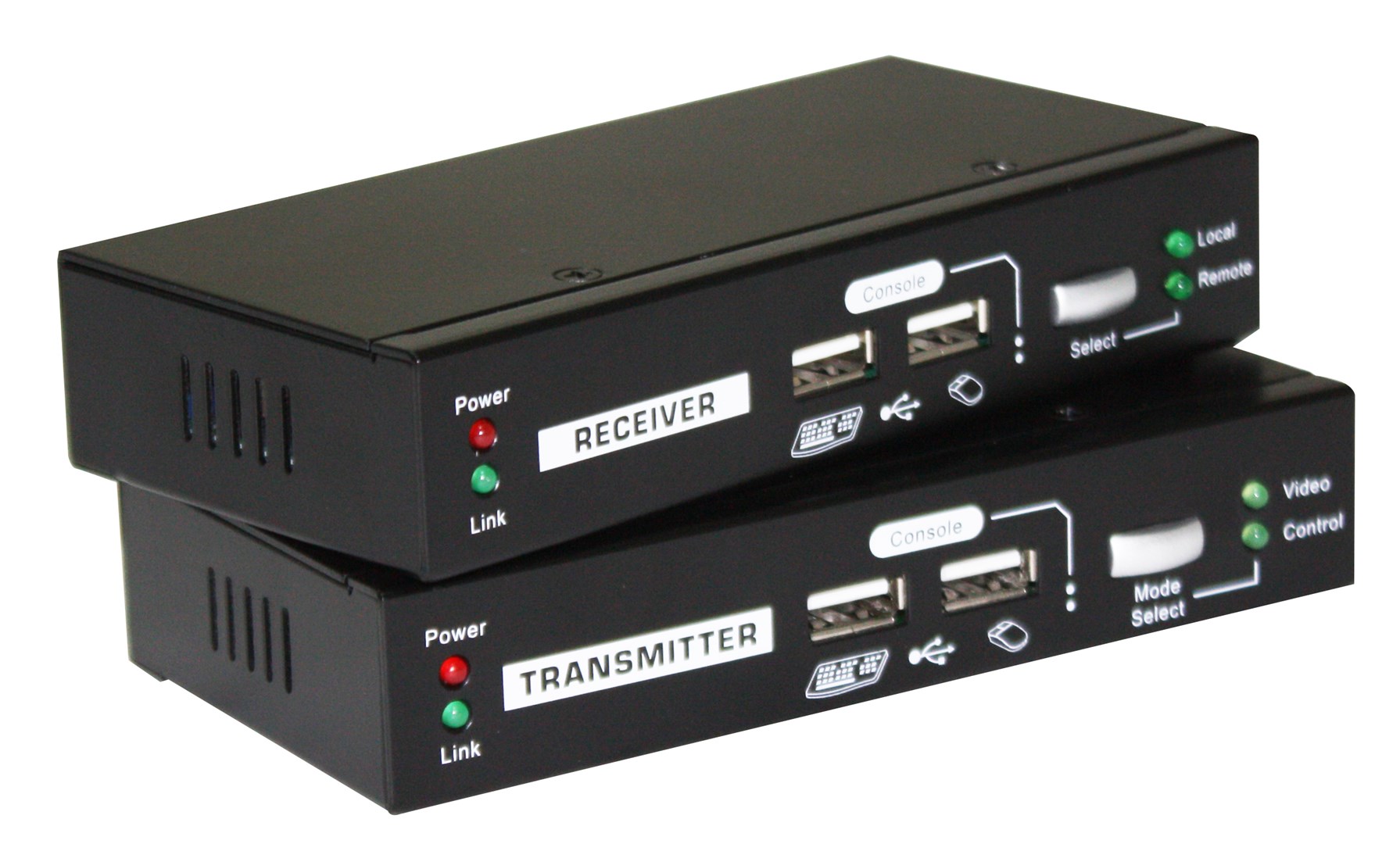Przedłużacz KVM LevelOne KVM-9036 przez IP 2xUSB