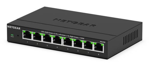 Switch Netgear MS308 8p Unmanaged 2,5G