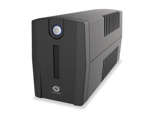 Zasilacz awaryjny UPS Conceptronic 650 VA/360 W/4 XIEC/HID USB/RJ45in/Out/AVR sw