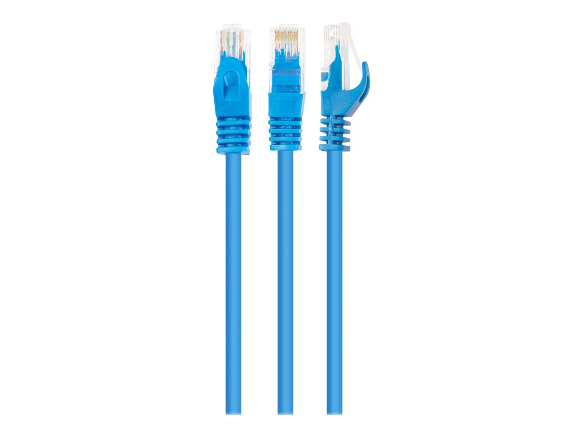 Patch cord Kat.6 UTP 0.5m niebieski