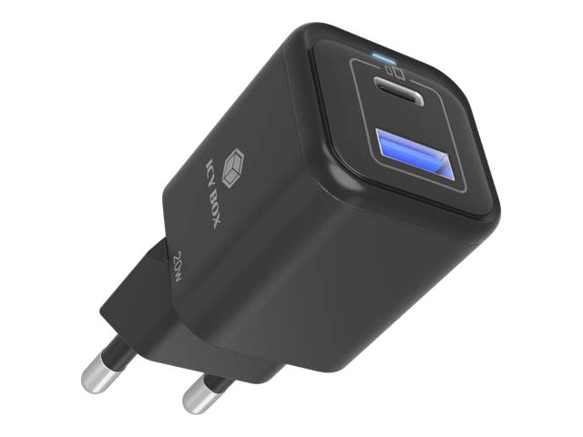 ICY BOX IB-PS1020-PD 2-Port USB 20W Fast Charger