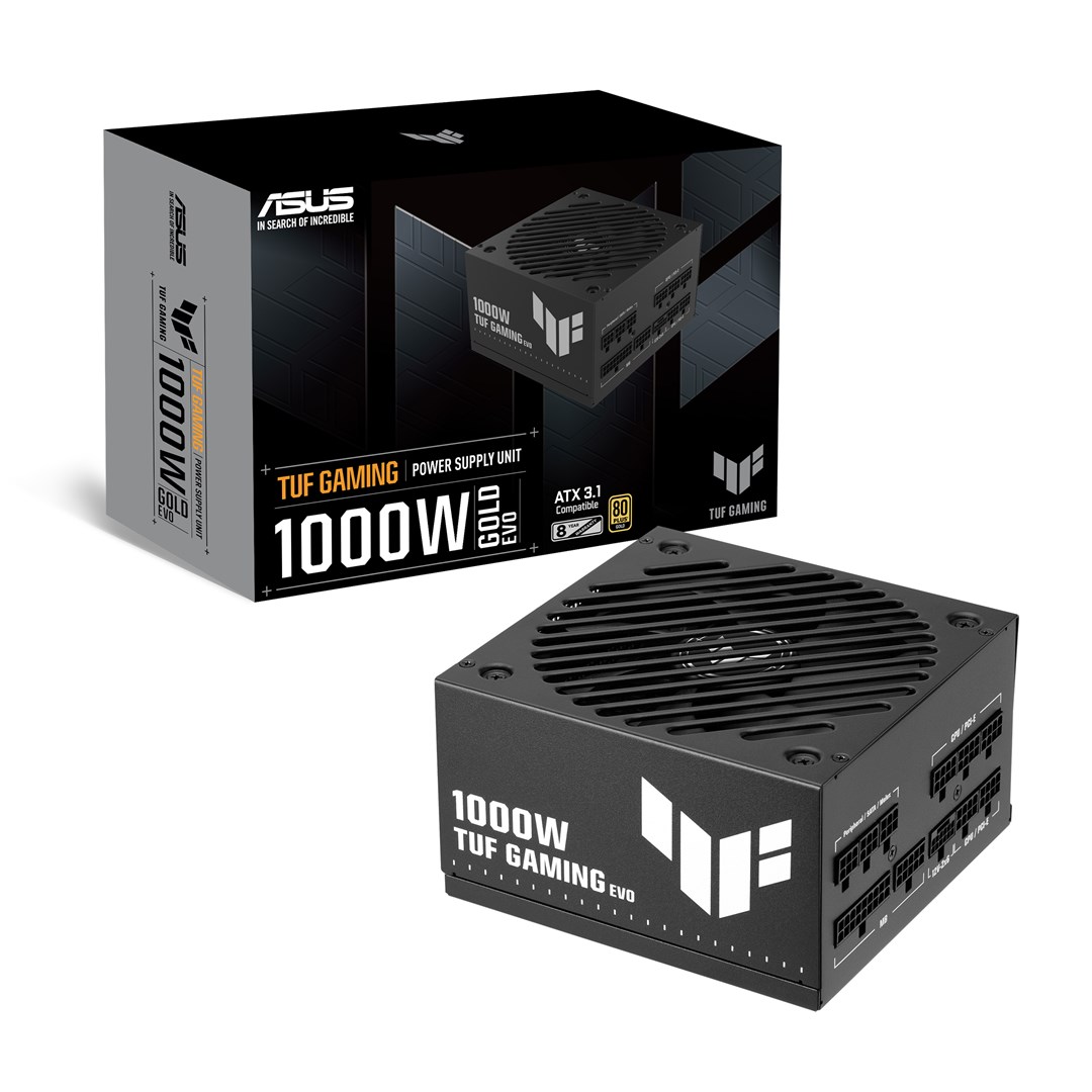 ASUS TUF Gaming 1000W Gold EVO moduł zasilaczy 20+4 pin ATX ATX Czarny