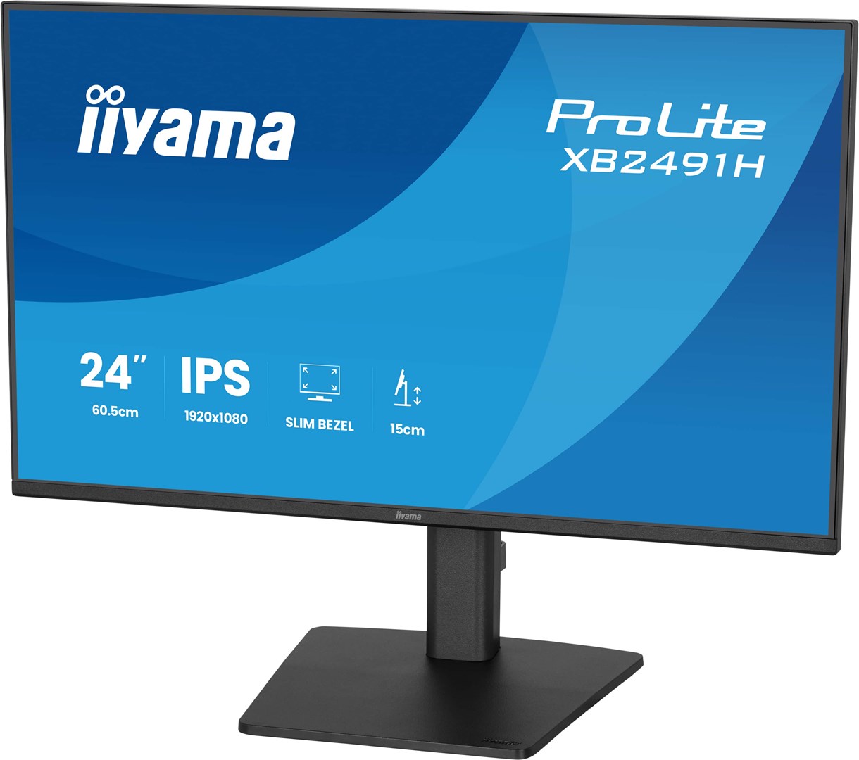 iiyama ProLite XB2491H-B1 monitor komputerowy 60,5 cm (23.8") 1920 x 1080 px Full HD LCD Czarny