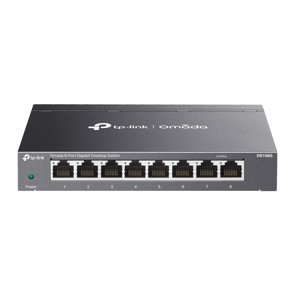 Switch TP-Link Omada DS108G Gigabit Ethernet (10/100/1000) Czarny