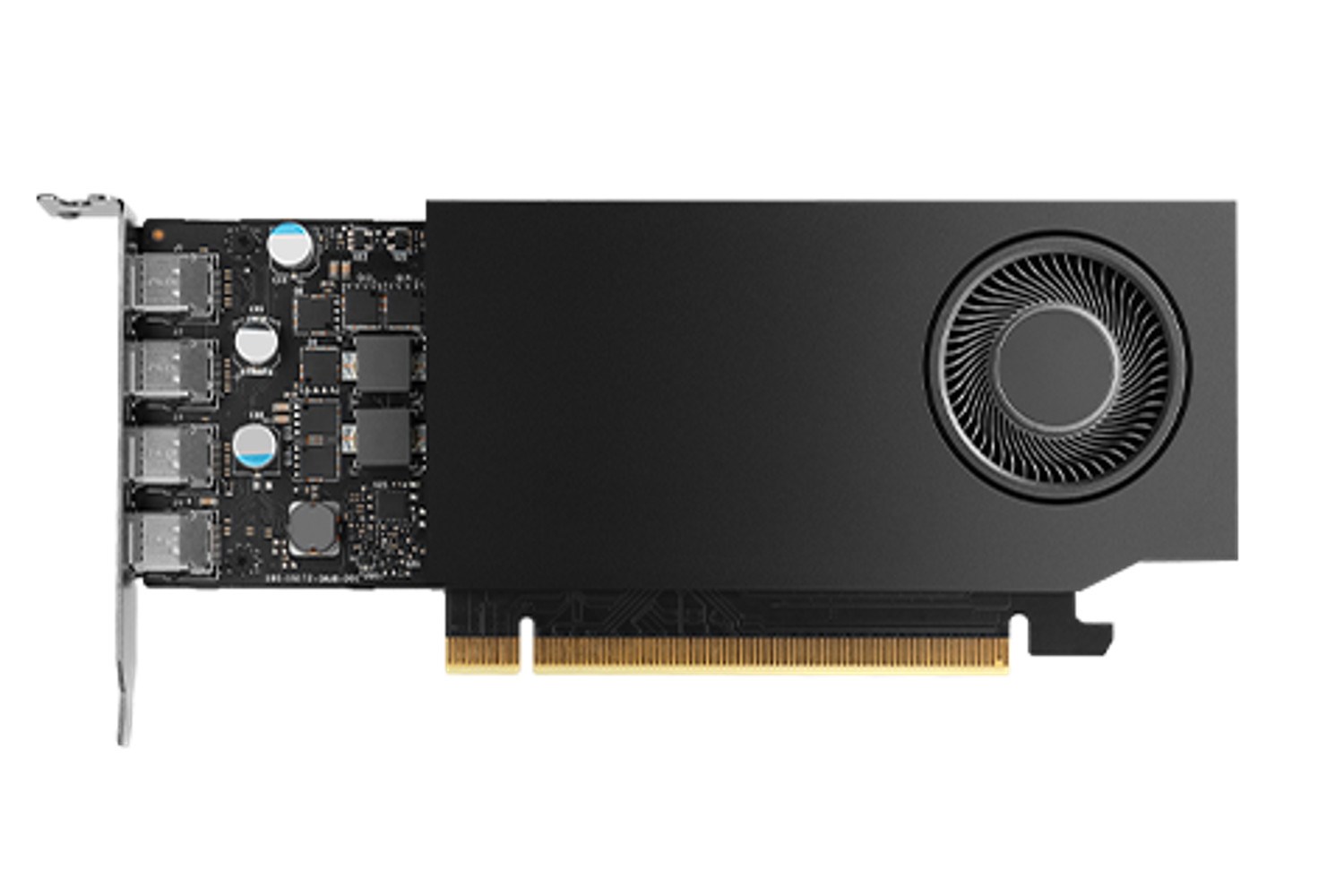 Karta graficzna HP NVIDIA RTX A1000 8GB GDDR6 128-bit PCIe 4.0 x8 4x Mini DisplayPort 1.4a Low Profile Aktywne, 1 wentylator