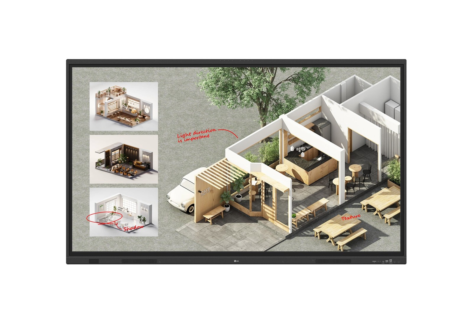 LG CreateBoard Standard tablica interaktywna 190,5 cm (75") 3840 x 2160 px Ekran dotykowy Czarny