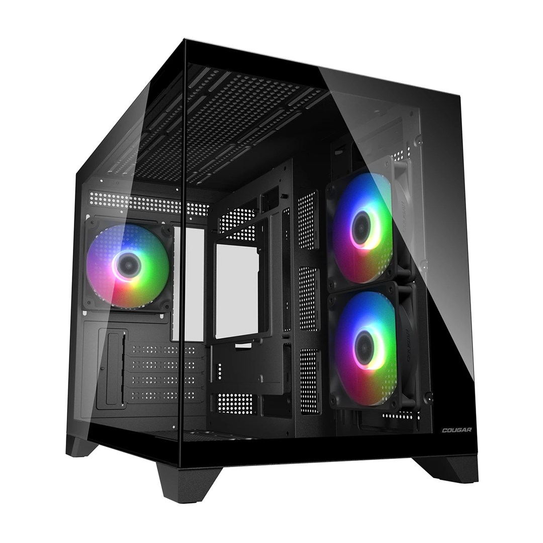 COUGAR CGR-2QA6B-RGB Mini Tower Czarny