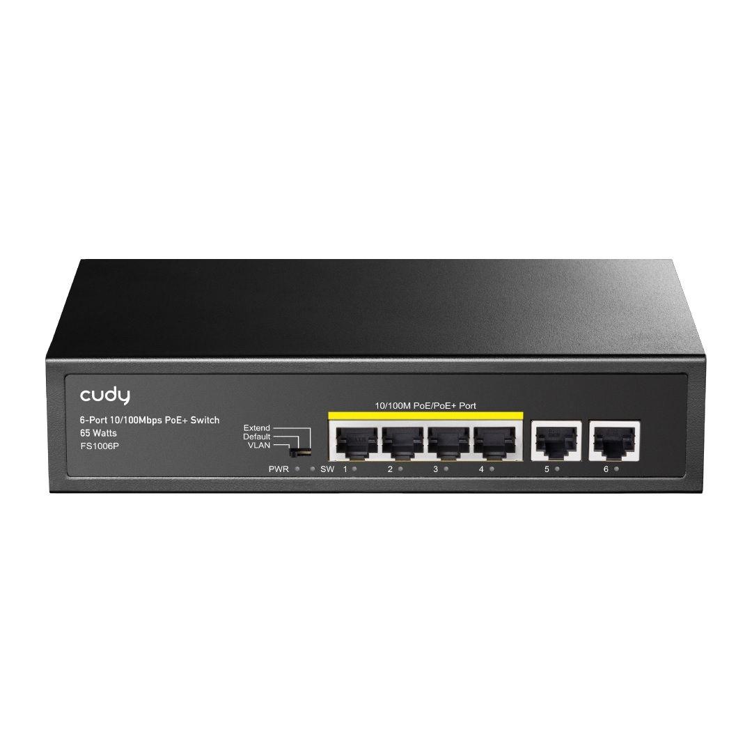 Switch CUDY FS1006P 6-Port 10/100M PoE+ 60W