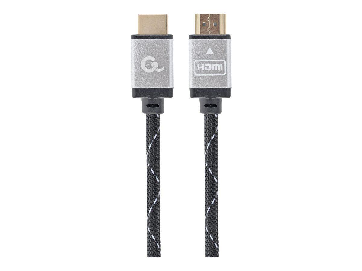 Kabel GEMBIRD Seria select plus CCB-HDMIL-2M (HDMI M - HDMI M; 2m; kolor czarny)