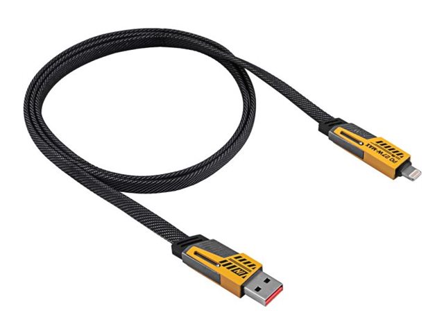 AKYGA Cable USB AK-USB-57 USB A m + USB type C m / USB type C m + Lightning m ver.2.0 65W 1m