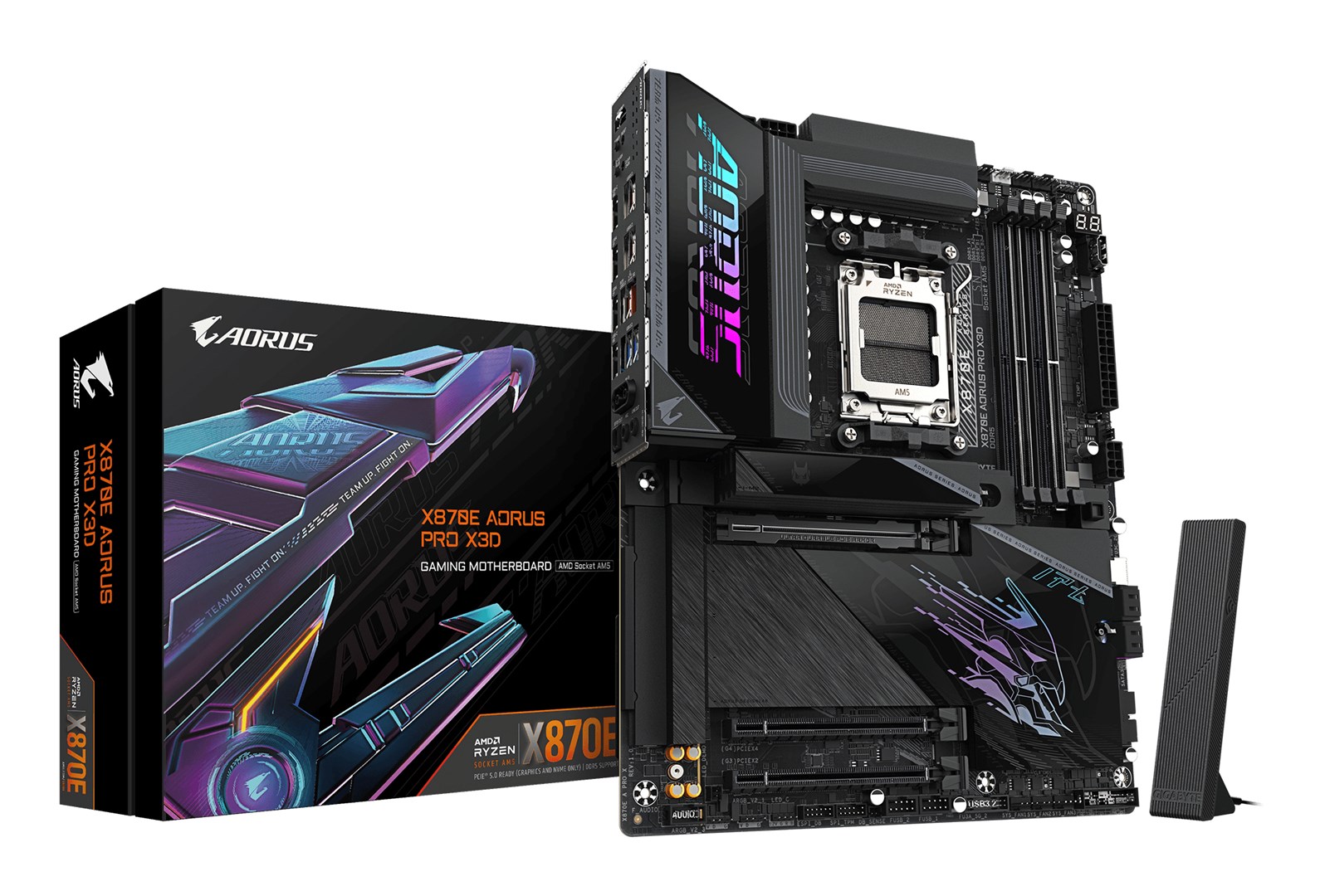GIGABYTE X870E AORUS PRO X3D AMD X870E Gniazdo AM5 ATX