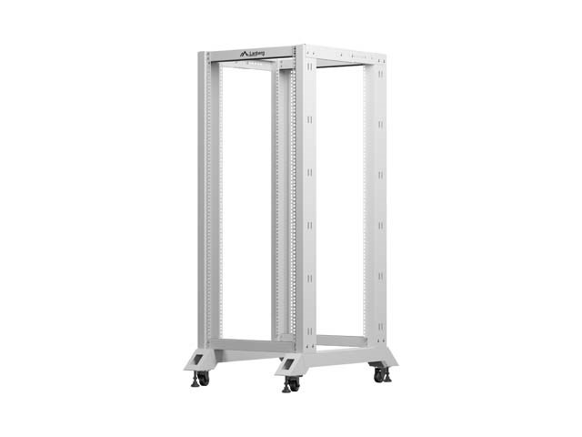 Stojak LANBERG OR01-6827-S OPEN RACK 19" 27U 600X800 SZARY