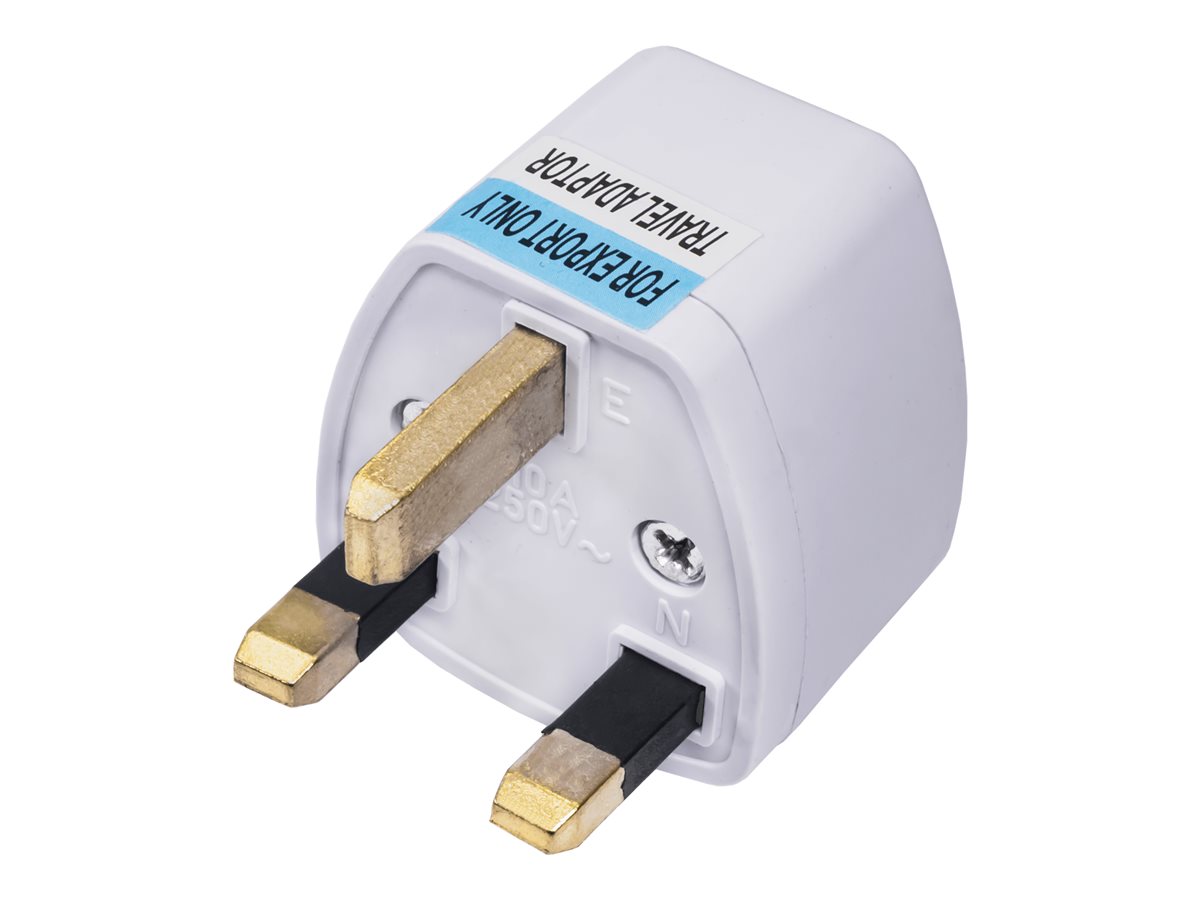 AKYGA Adapter podróżny AC AK-AD-59 US / AU / UE do UK biały