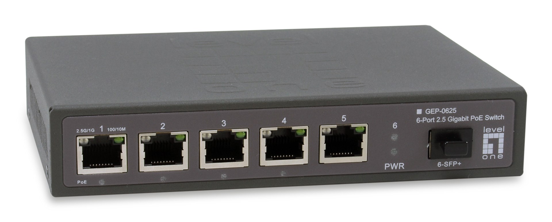 Przełącznik LevelOne GB PoE+ 6-portowy 65 W 10 Gb/s