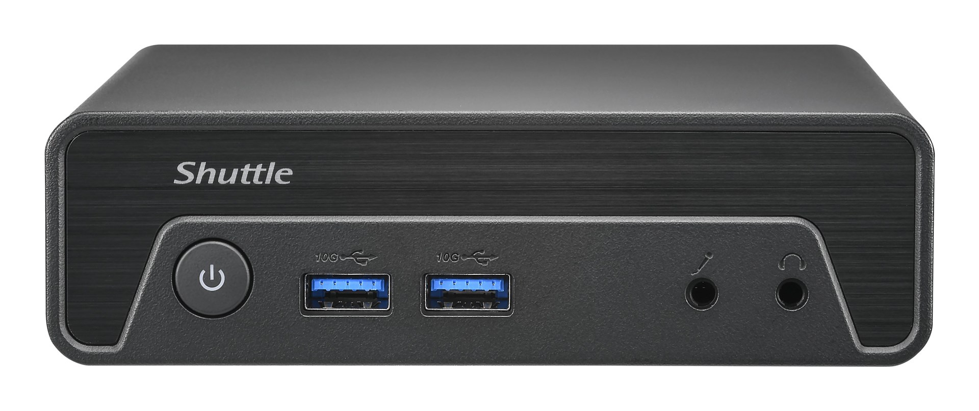 Shuttle Nano PC NE10N, Intel N 100, 1x HDMI, 1x DP, 6x USB, 1x LAN, bez wentylatora, ciągła praca 24/7, w tym VESA, komputer PC 0,6 l, Mini PC barebone, Intel SoC, DDR4-SDRAM, PCI Express, Serial ATA, 65 W