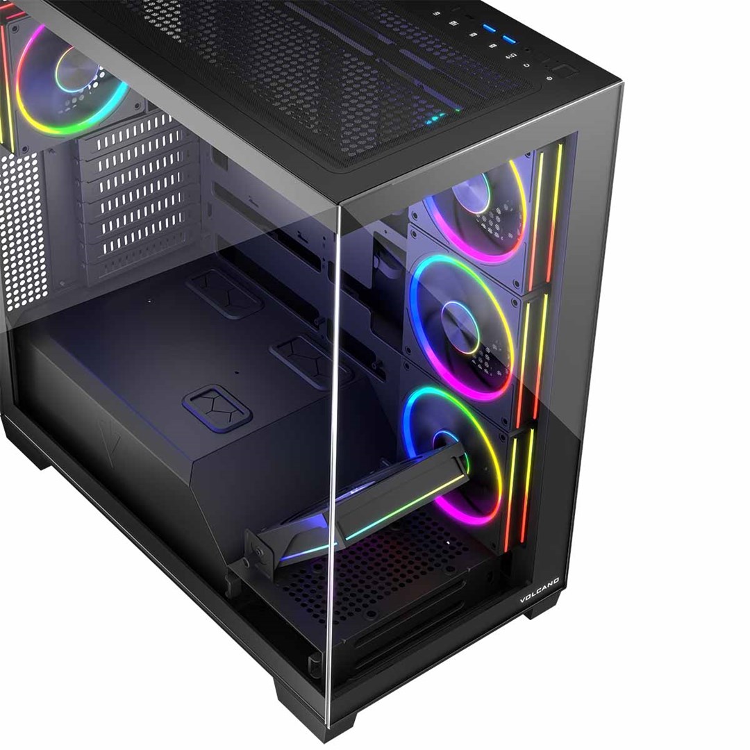MODECOM OBUDOWA VOLCANO STELLAR ARGB MIDI 5F BLACK