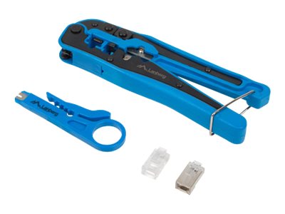 LANBERG NT-0303 Lanberg Narzędzie do budowy sieci LAN- zaciskarka, obieraczka wtyki RJ45 kat5e
