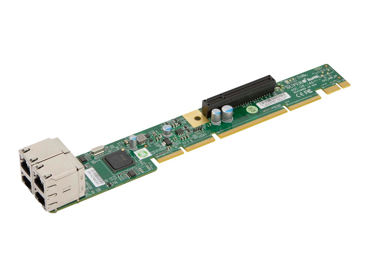 SUPERMICRO LAN 1U Ultra 4-port GbE RJ45 1x PCI-E 3.0 x8 internal Intel