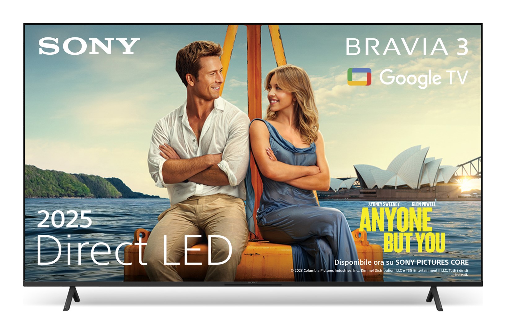 Sony K-55S3 55" (139 cm) Urządzenia z systemem Android UHD Czarny