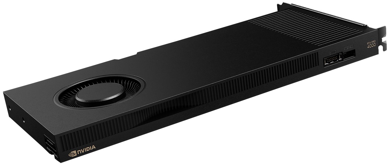 Karta graficzna NVIDIA RTX PRO 4000 Blackwell 24GB GDDR7, 4x Mini-DisplayPort, PCIe 5.0 x16