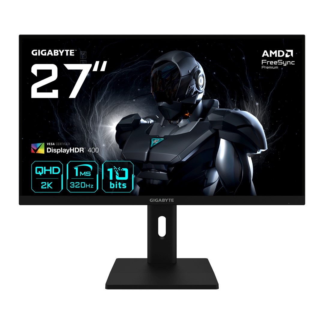GIGABYTE G27Q3 monitor komputerowy 68,6 cm (27") 2560 x 1440 px Quad HD LED Czarny