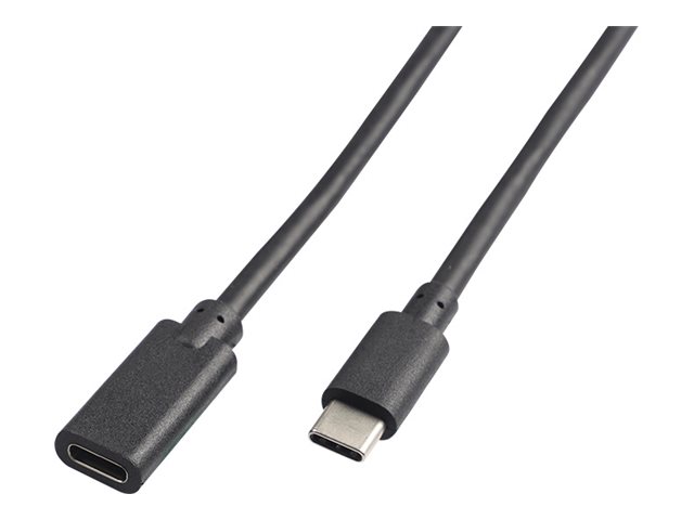 GEMBIRD Przedłużacz USB 2.0 typu C i kabel do transmisji danych 2 m czarny