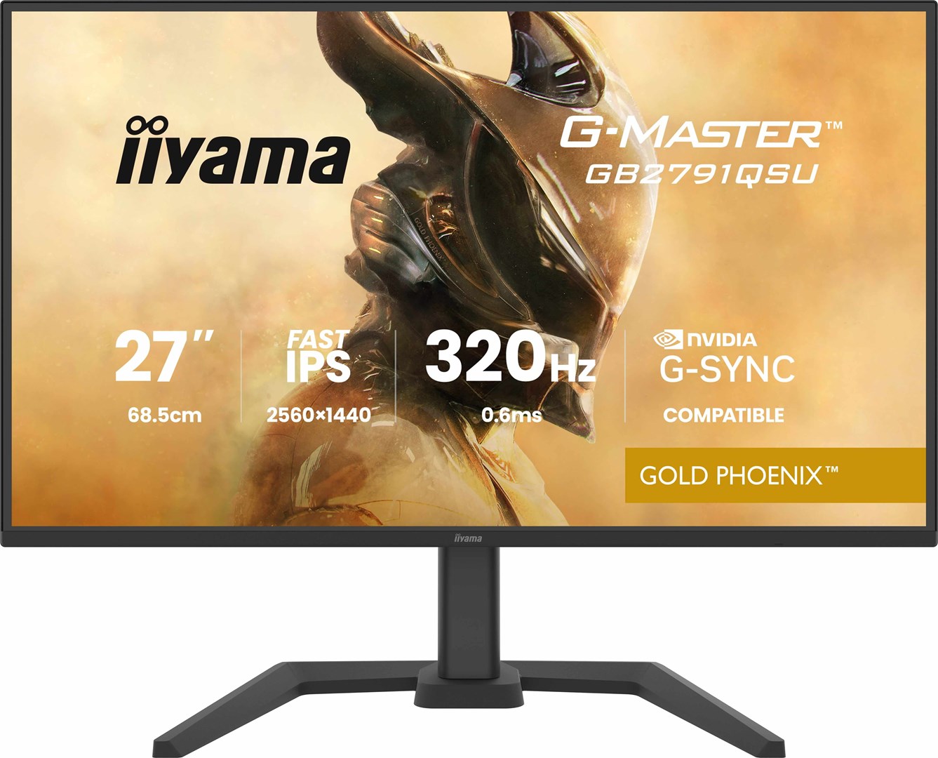 iiyama G-MASTER GB2791QSU-B1 monitor komputerowy 68,6 cm (27") 2560 x 1440 px Wide Quad HD Czarny