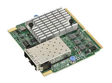 SUPERMICRO SIOM Dual-port 25GbE with 2 SFP28 ports based on Intel Fort