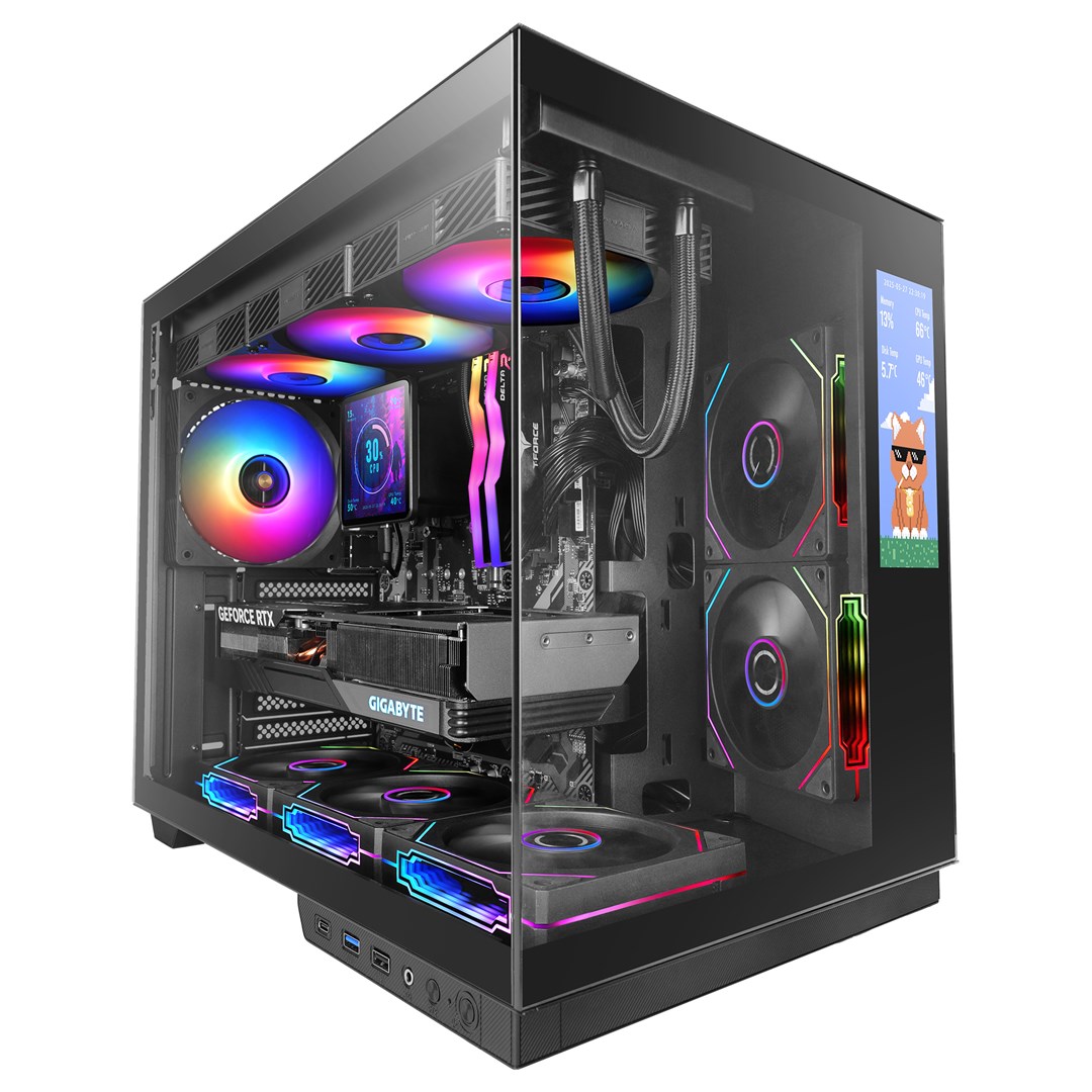 TACENS MARS MC-MIRAGE 7.2" IPS LCD ATX- obudowa