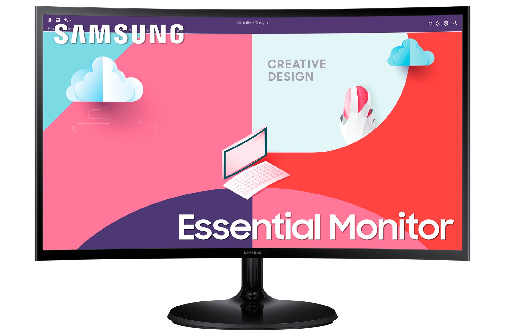 Monitor LCD 24" Samsung S36C LS24C364EAUXEN 1920x1080 px Full HD Czarny