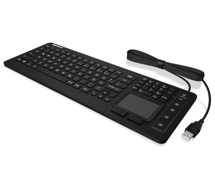 KeySonic KSK-6231 INEL (US) klawiatura Przemysłowy USB QWERTY US English Czarny