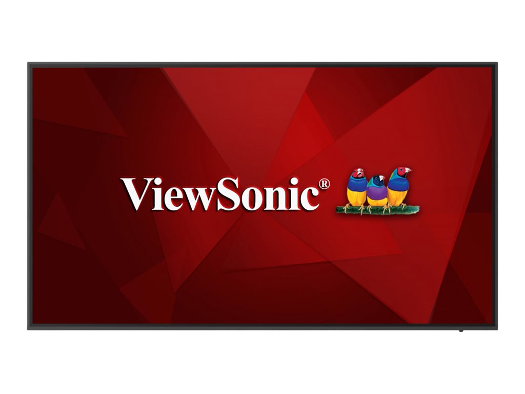 VIEWSONIC CDE6530 65inch LED commercial Display 3840x2160 500 nits 1200:1 HDMI in x 2 USB-C x 1 HDMI out x 1 w/ RS232