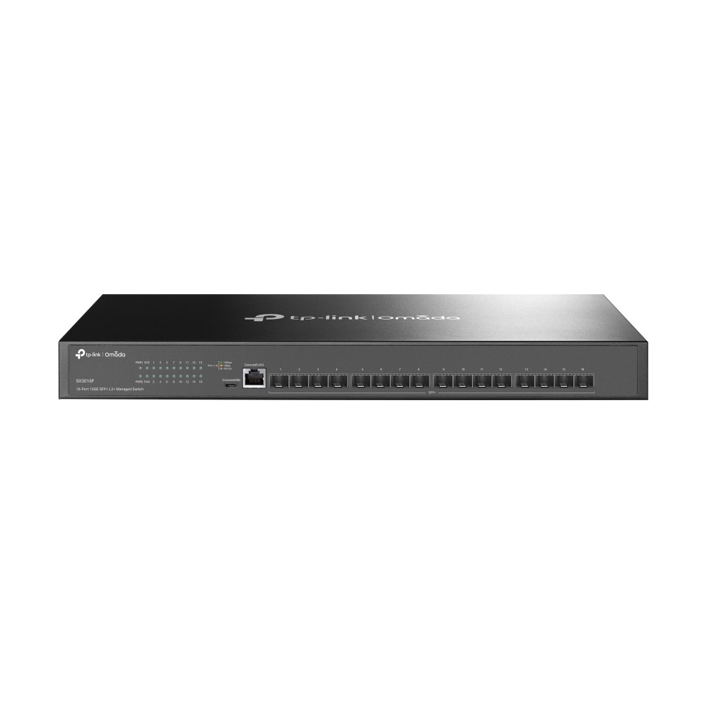 TP-Link Omada SX3016F przełącznik sieciowy Zarządzany L2+/L3 Czarny